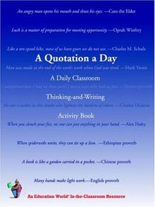 A Quotation a Day: A Daily Classroom Thinking-and-Writing Activity Book