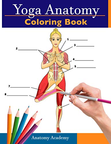Yoga Anatomy Coloring Book: 3-in-1 Compilation | 150+ Incredibly Detailed Self-Test Beginner, Intermediate & Expert Yoga Poses Color workbook: 3-in-1 ... & Expert Yoga Poses Color workbook