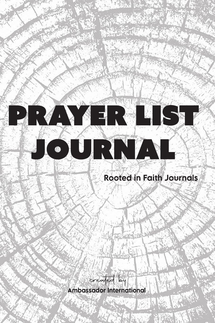 Prayer List Journal