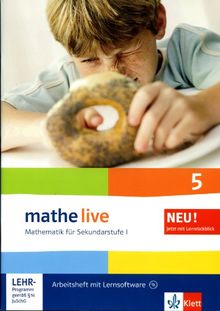 Mathe live - Mathematik für Sekundarstufe 1: Arbeitsheft mit Lösungsheft und Lernsoftware. 5. Schuljahr. Mit Lernrückblick