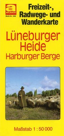 Lüneburger Heide. Freizeitkarte. Harburger Berge. 1 : 50 000. Atlasco Sonderkarte. Blatt 290.