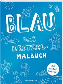 BLAU: Das Kritzel-Malbuch