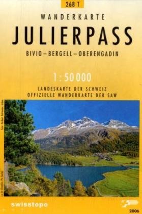 Julierpass 1 : 50 000: Bivio - Bergell - Oberengadin. Offizielle Wanderkarte der SAW (Wanderkarten)