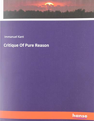 Critique Of Pure Reason