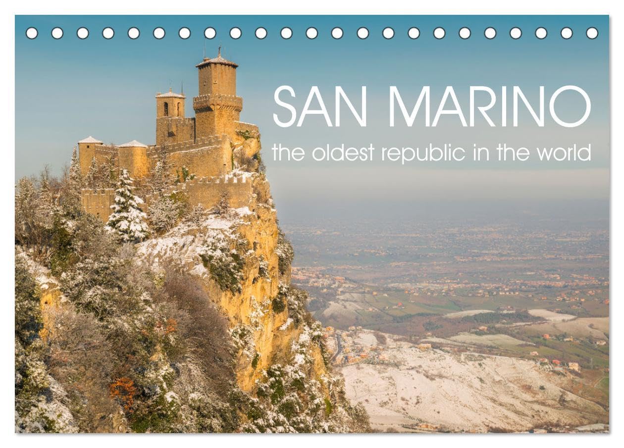 San Marino The oldest Republic in the world (Desk Calendar 2026 DIN A5 landscape), CALVENDO 12 Month DeskCalendar: Views of this country's most iconic image, Mount Titan