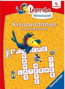 Ravensburger Leserabe Rätselspaß - Kreuzworträtsel zum Lesenlernen - 1. Lesestufe für Leseanfänger