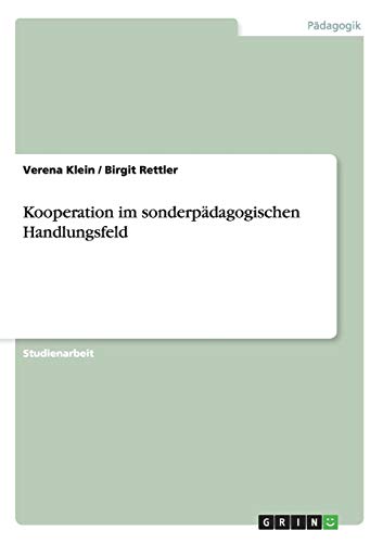 Kooperation im sonderpädagogischen Handlungsfeld