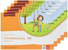 Schreiblehrgang Druckschrift 1/2: Übungsheft im 5er-Paket Klasse 1/2 (Mein Anoki-Übungsheft)