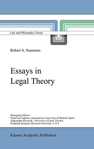 Essays in Legal Theory (Law and Philosophy Library, 46, Band 46)
