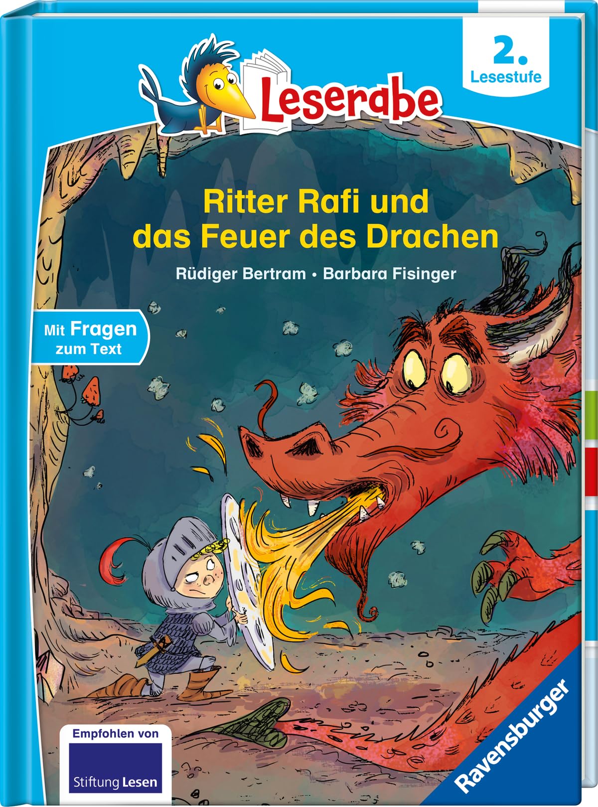Bertram, Rüdiger: Ritter Rafi und das Feuer des Drachen - lesen lernen mit dem Leseraben - Erstlesebuch - Kinderbuch ab 7 Jahren - lesen üben 2. Klasse (Leserabe 2. Klasse)