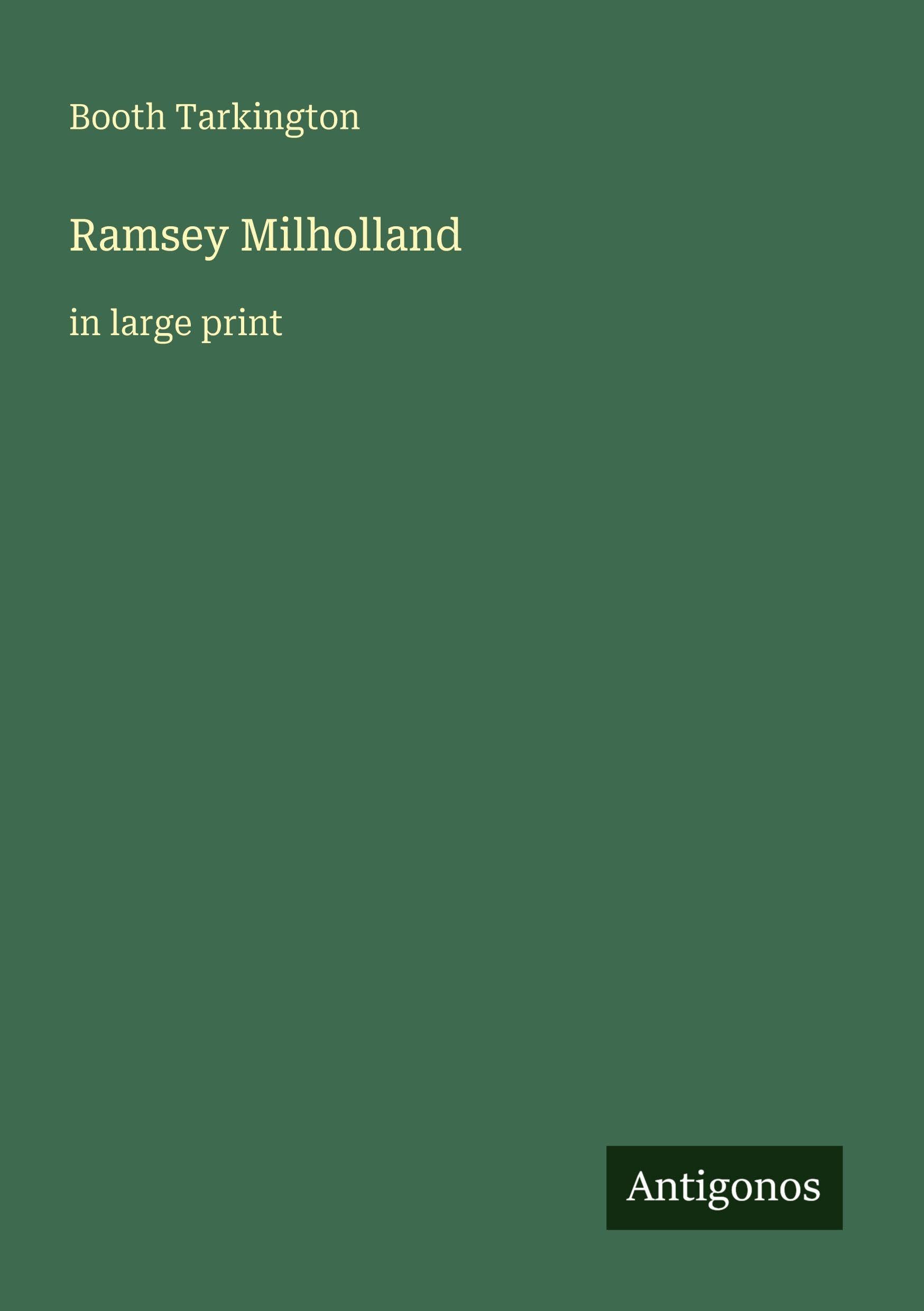Ramsey Milholland: in large print