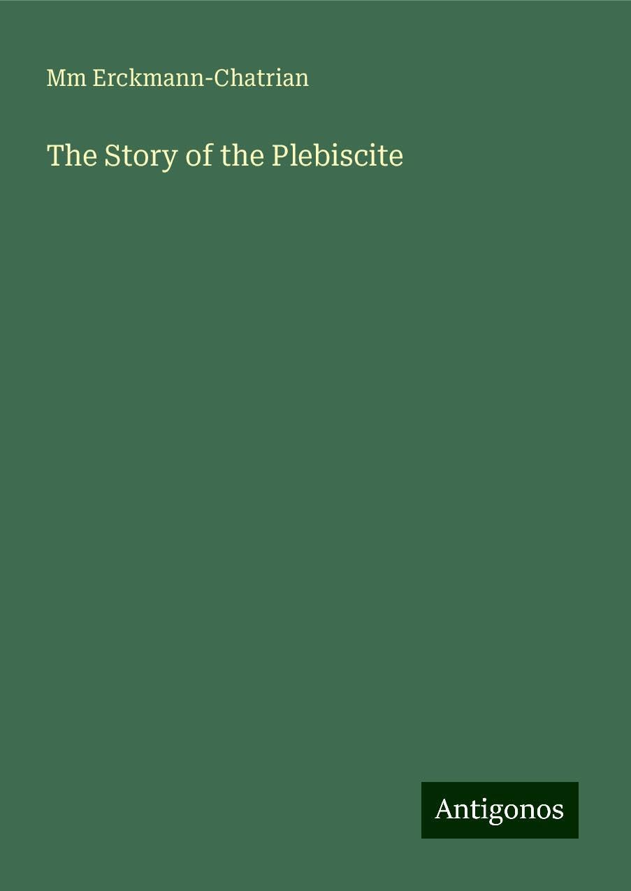 The Story of the Plebiscite