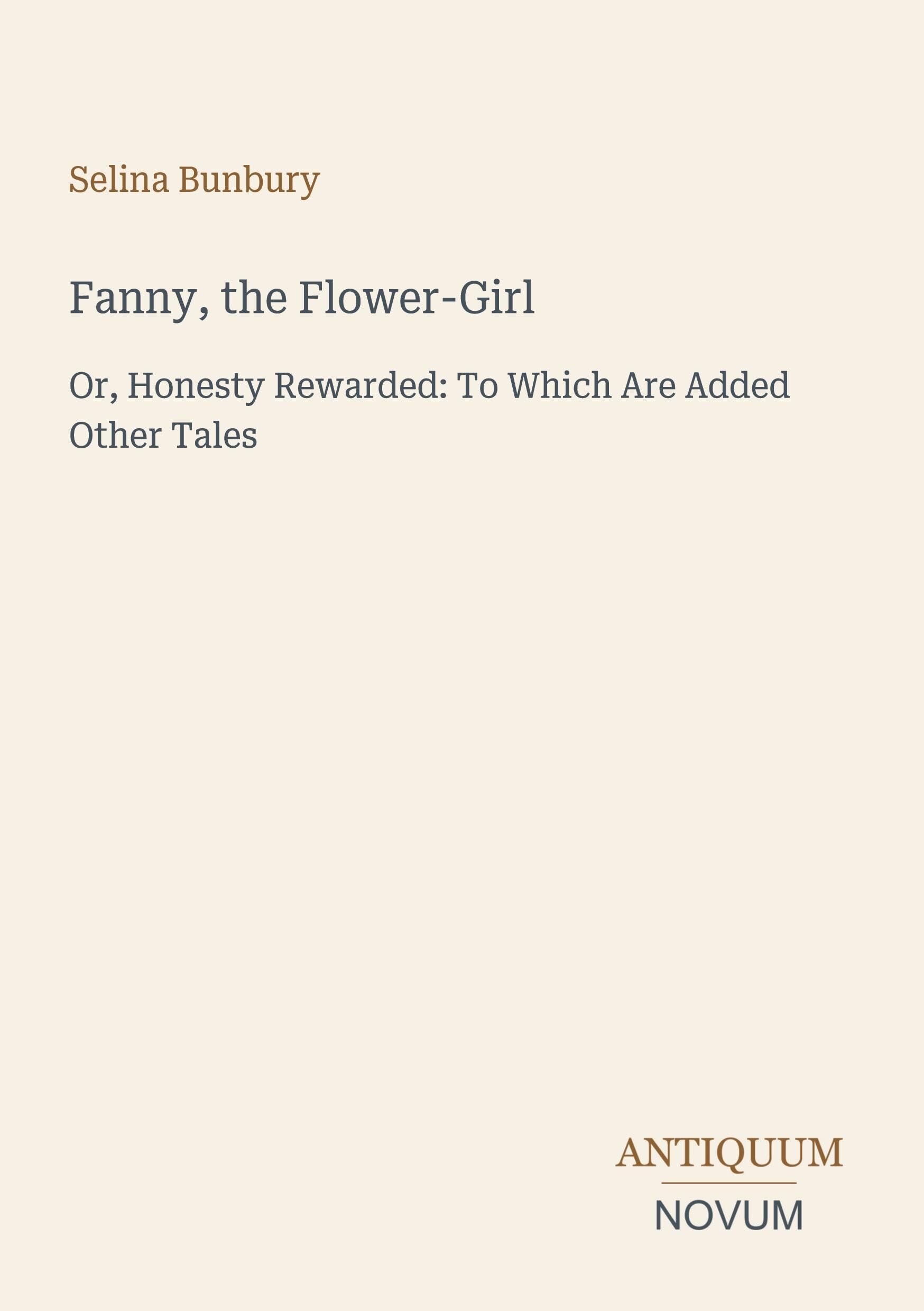 Fanny, the Flower-Girl