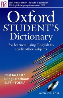 Oxford Student's Dictionary of English. Interactive Pack: Wörterbuch mit CD-ROM: For Learners Using English to Study Other Subjects (Diccionarios)