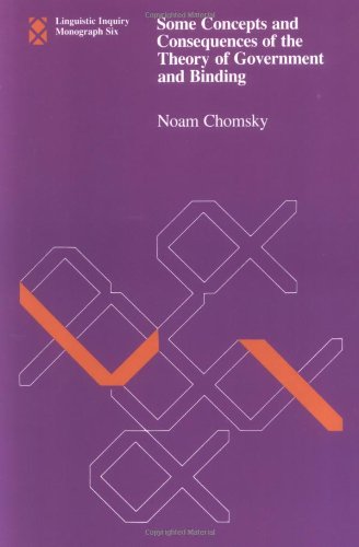 Some Concepts and Consequences of the Theory of Government and Binding, Volume 6 (Linguistic Inquiry Monographs, Band 6)