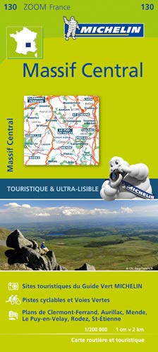 MASSIF CENTRAL 11130 CARTE MICHELIN KAART ZOOM (CARTES (4879))