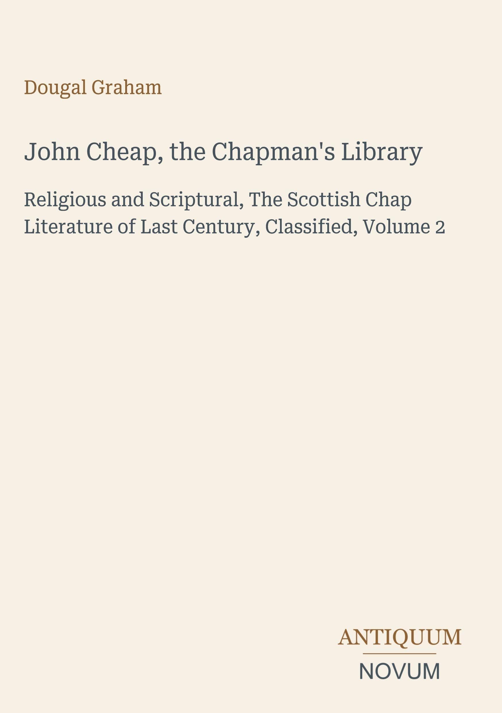 John Cheap, the Chapman's Library