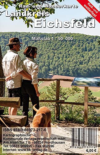 Landkreis Eichsfeld: Rad- und Wanderkarte (reiß- und wetterfest)