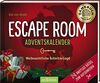Escape Room Adventskalender. Weihnachtliche Schnitzeljagd. 24 knifflige Rätsel zum Aufschneiden: Ein Escape-Abenteuer im Schnee