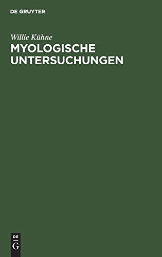Myologische Untersuchungen