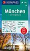 KOMPASS Wanderkarte München und Umgebung: 2 Wanderkarten 1:50000 im Set inklusive Karte zur offline Verwendung in der KOMPASS-App. Fahrradfahren. (KOMPASS-Wanderkarten, Band 184)