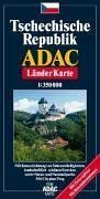 ADAC Karte, Tschechische Republik (1:350.000) von Collectif | Buch | Zustand gut