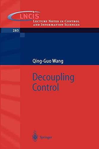 Decoupling Control (Lecture Notes in Control and Information Sciences, 285, Band 285)