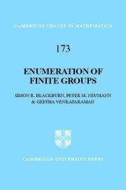Enumeration of Finite Groups (Cambridge Tracts in Mathematics, Band 173)