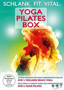 Schlank. Fit. Vital. Yoga Pilates Box von WVG Medien GmbH | DVD | Zustand neu