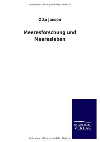 Meeresforschung und Meeresleben