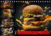 Burgerfood (Tischkalender 2024 DIN A5 quer): Der ultimative Burgerkalender für jeden Fastfoodliebhaber (Monatskalender, 14 Seiten ) (CALVENDO Lifestyle)