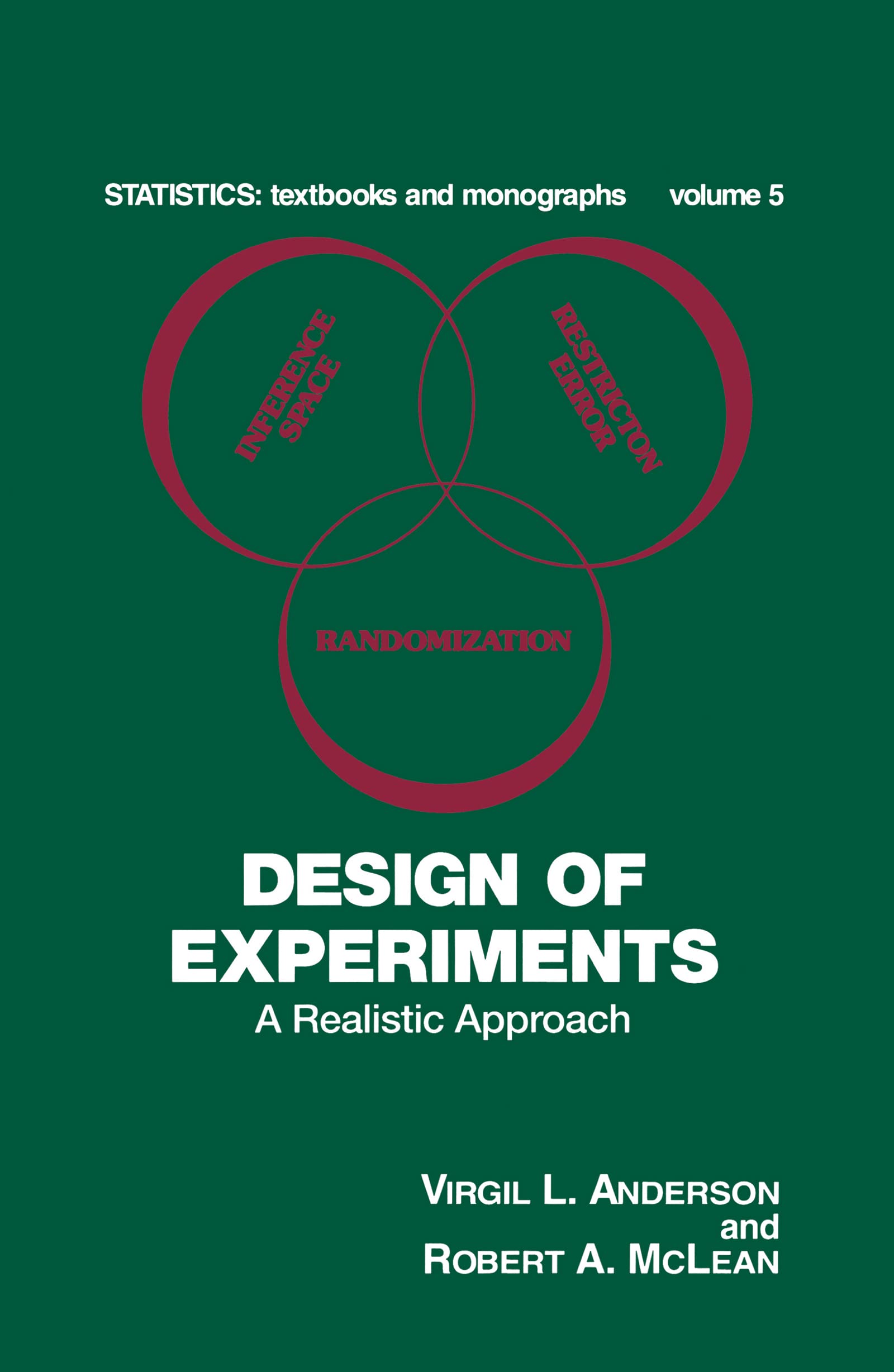 Design of Experiments: A Realistic Approach (Statistics: a Series of Textbooks and Monographs, Band 5)