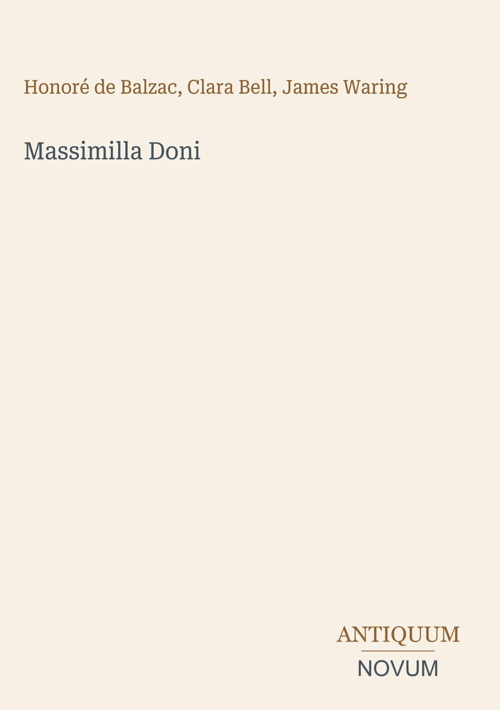 Massimilla Doni