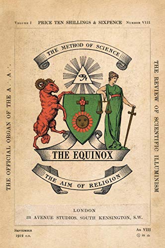Aleister Crowley The Equinox, Keep Silence Edition, Vol. 1, No. 8