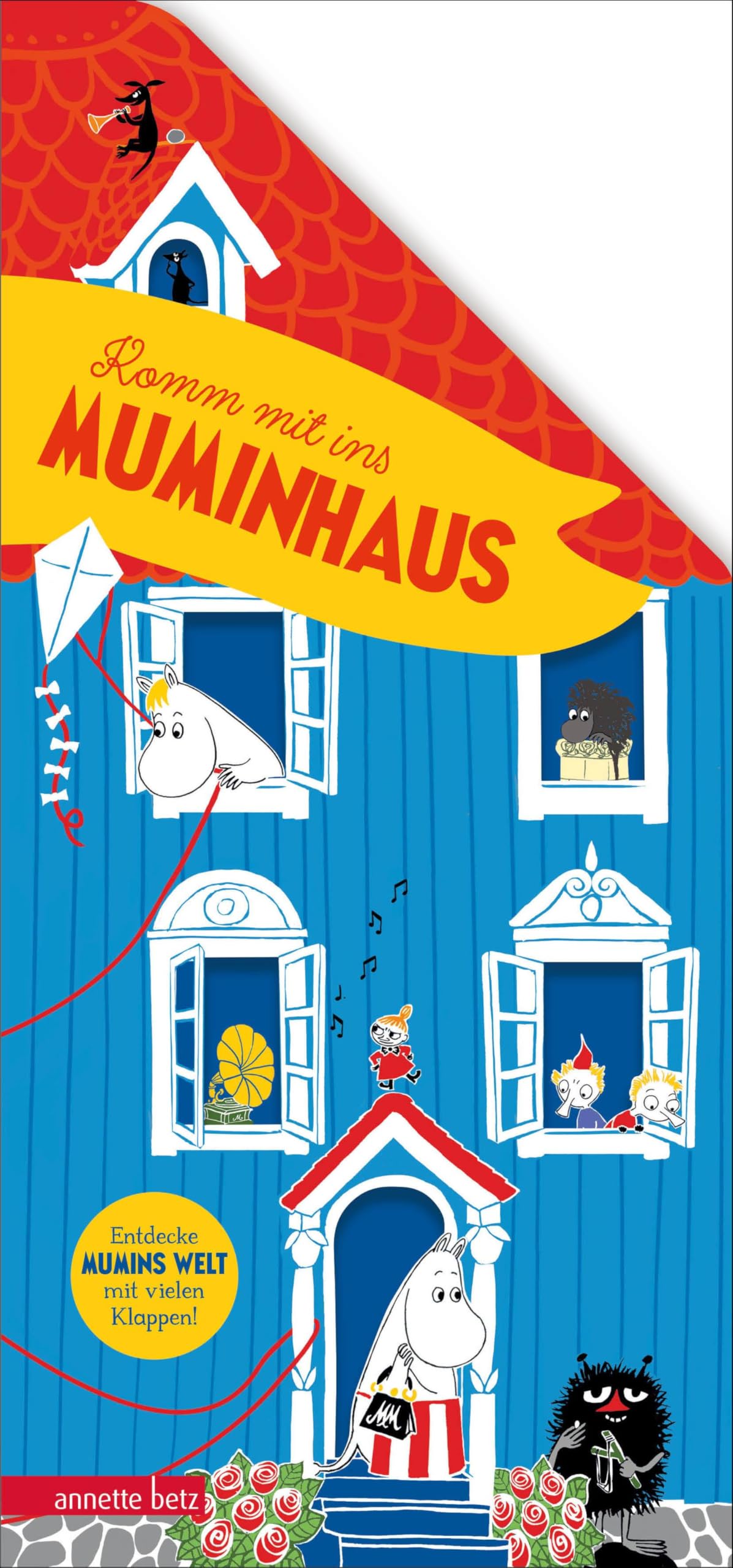 Komm mit ins Muminhaus - Das Pappbilderbuch über das Zuhause der Muminfamilie. Mit vielen Klappen zum Suchen und Entdecken für Kinder ab 3 Jahren. (Die Mumins)
