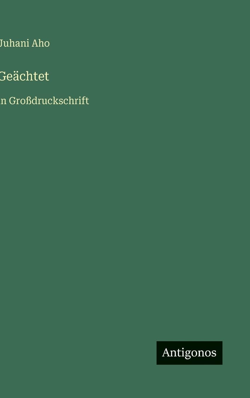 Geächtet: in Großdruckschrift