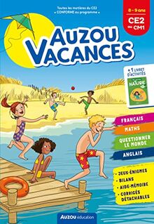 Auzou vacances : 8-9 ans, CE2 au CM1