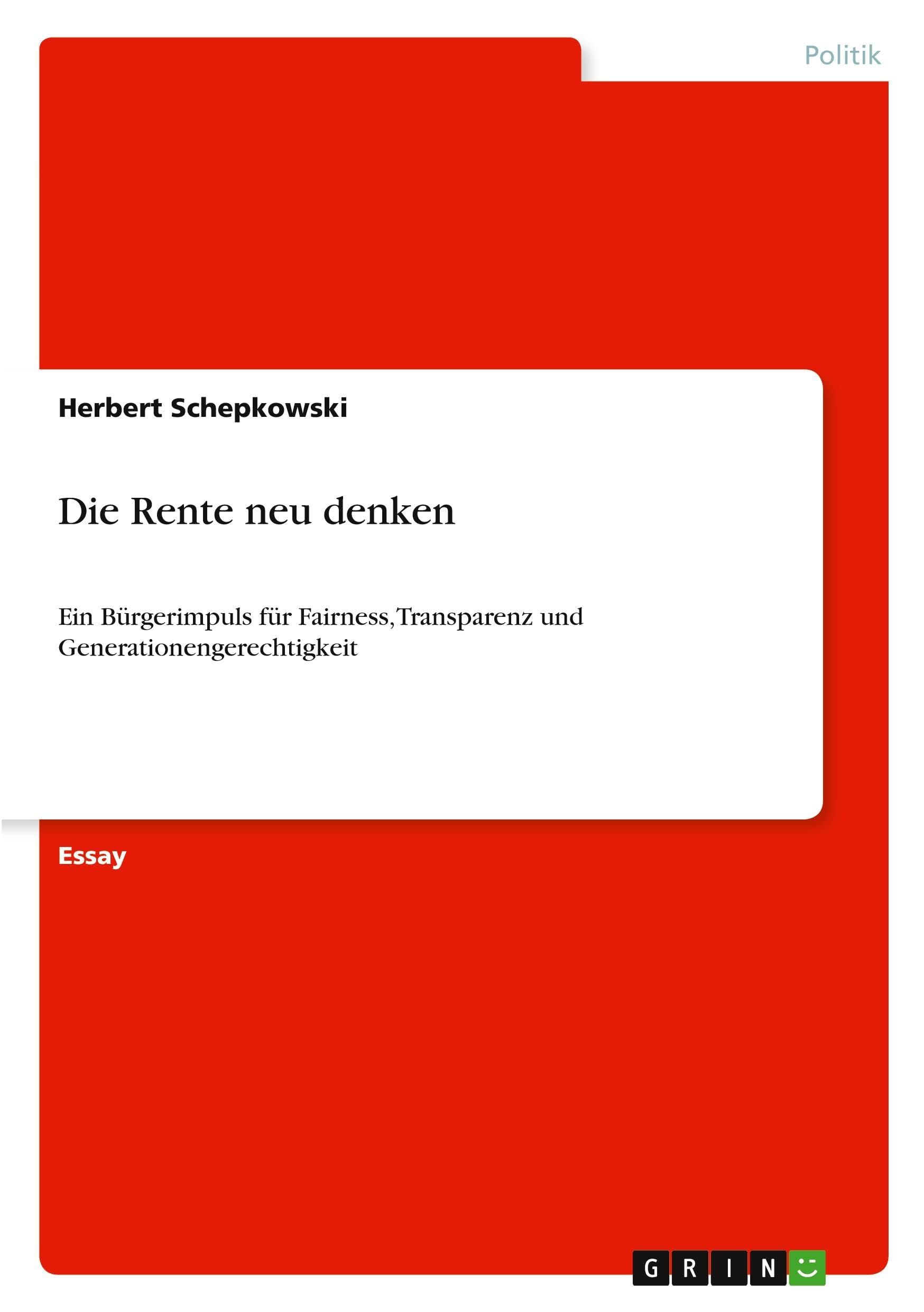 Die Rente neu denken