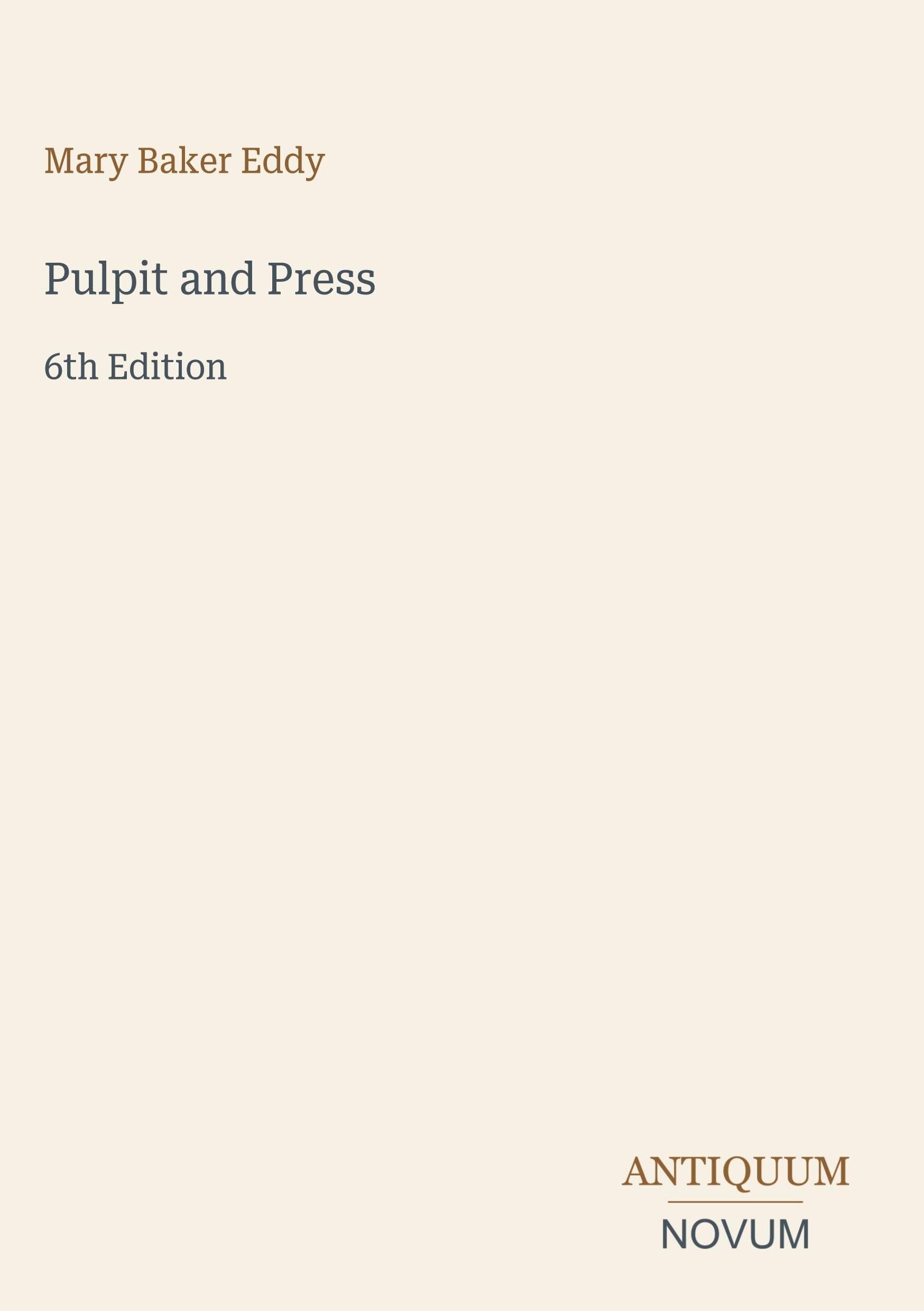 Pulpit and Press