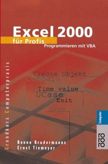 Excel 2000 für Profis: Programmieren mit VBA