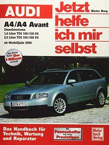 Audi A4 / A4 Avant     ab Modelljahr 2000: Dieselmotoren  //  Repron der 1. Auflage 2002 (Jetzt helfe ich mir selbst)