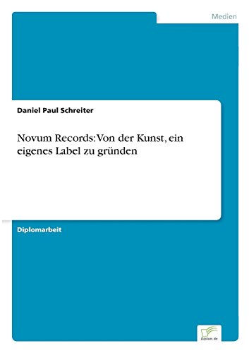 Novum Records: Von der Kunst, ein eigenes Label zu gründen
