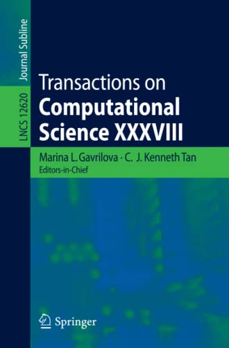 Transactions on Computational Science XXXVIII (Lecture Notes in Computer Science, Band 38)