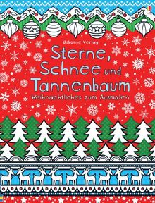 Sterne, Schnee und Tannenbaum: Weihnachtliches zum Ausmalen