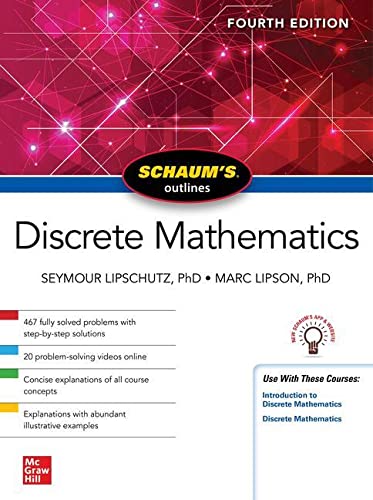 Marc Lipson Schaum's Outline Of Discrete Mathematics (Schaum's Outlines)