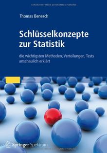 Schlüsselkonzepte zur Statistik: die wichtigsten Methoden, Verteilungen, Tests anschaulich erklärt