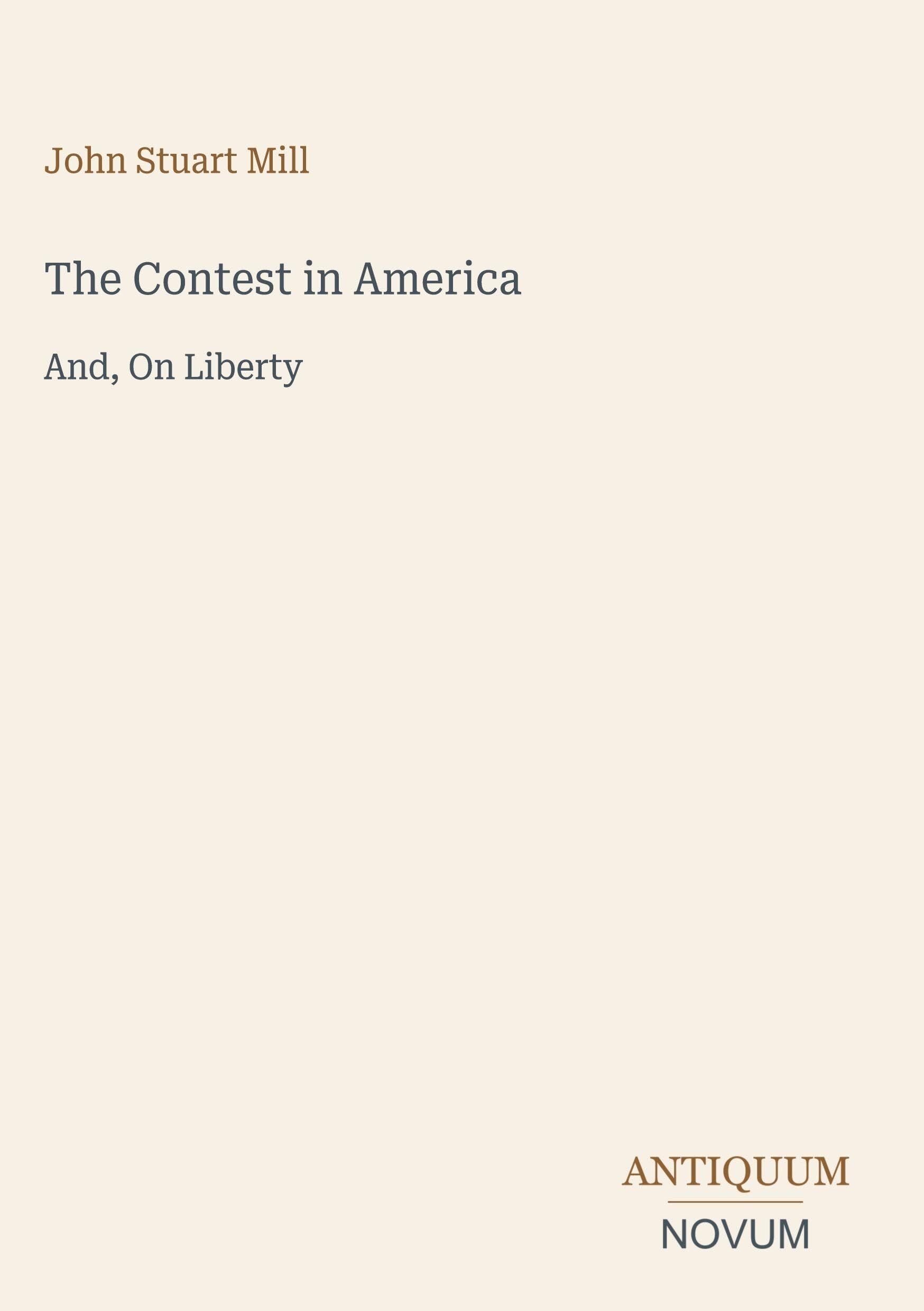 The Contest in America