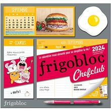 Frigobloc Hebdomadaire 2024 Chefclub (de sept. 2023 à déc. 2024)