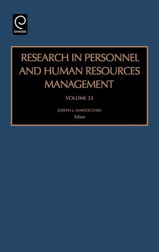 Research in Personnel and Human Resources Management: 23 (Research in Personnel & Human Resources Management)
