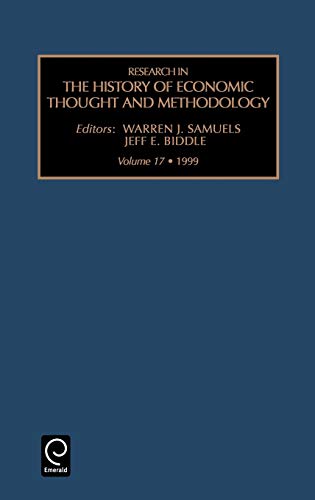 Research in the History of Economic Thought and Methodology: Vol 17